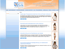 Tablet Screenshot of dermasilk.at