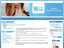 Tablet Screenshot of dermasilk.sk